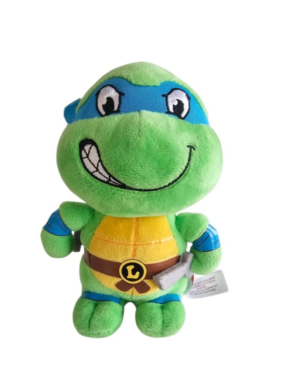 TY Leonardo Teenage Mutant Ninja Turtle Beanie Plush Stuffed Animal 6”